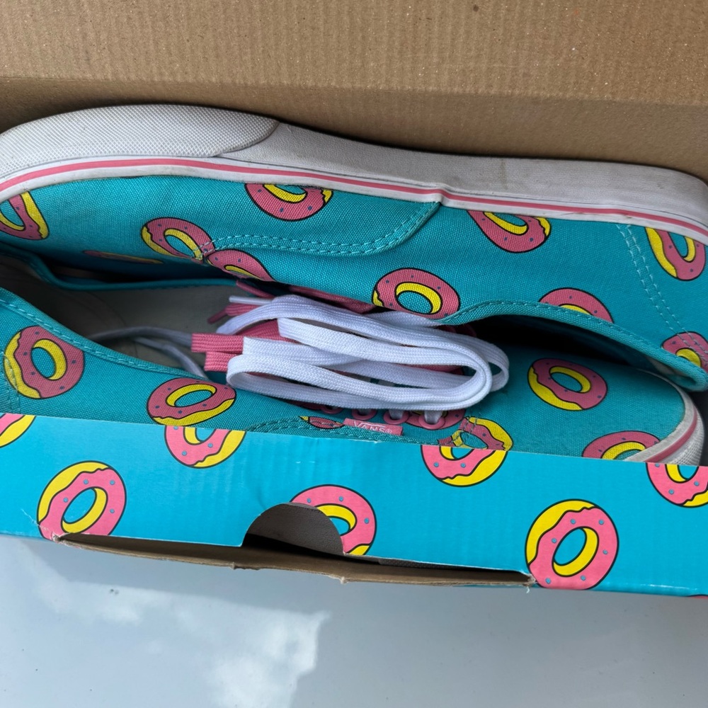 Size 10.5 - VANS Odd Future x Authentic Donut W/box